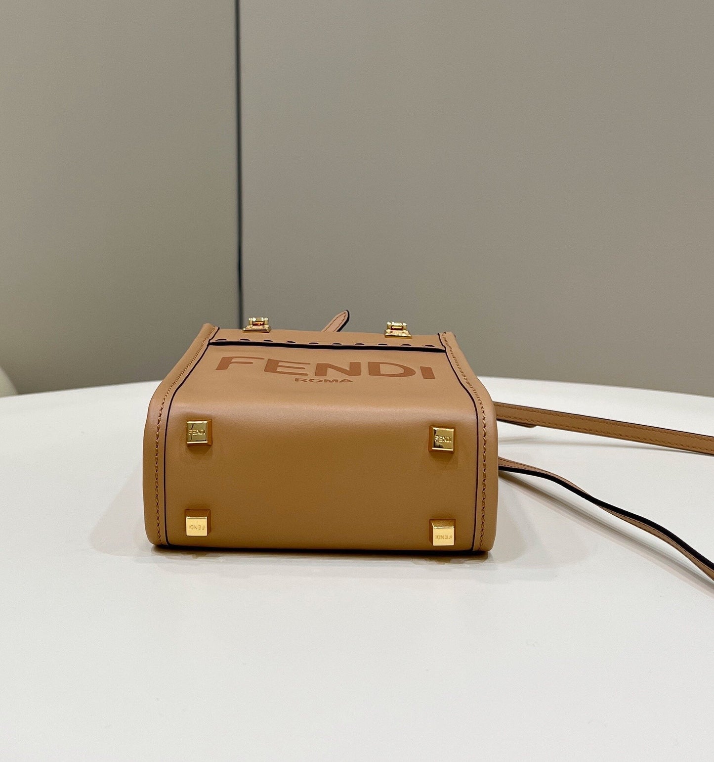 Top QualityTop Quality Sunshine Shopper Light Brown Mini Bag For Woman 13cm/5in