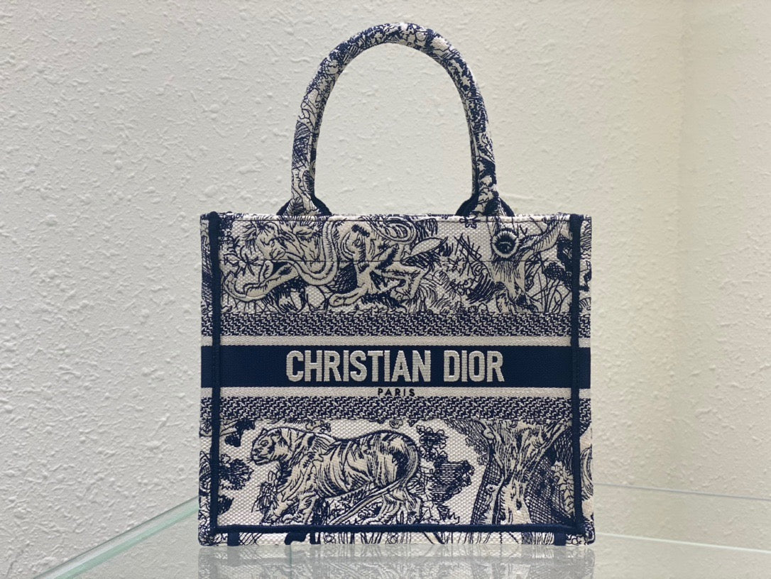 Top Quality Small Book Tote Blue, For Women, Womens Handbags 26.5cm/10.5in CD M1265ZRGO_M928
