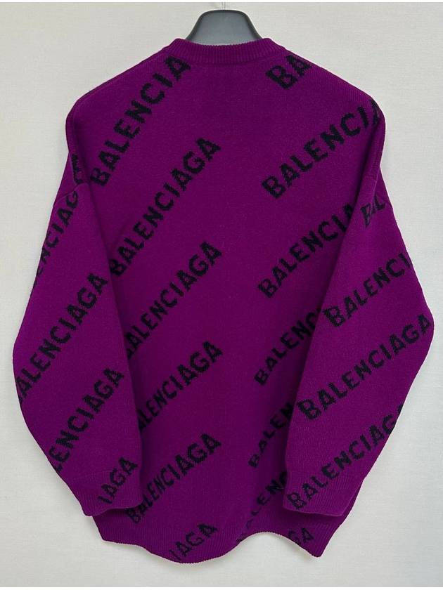 Luxury Balenciaga Trending 2025 Logo over knit sweater 110