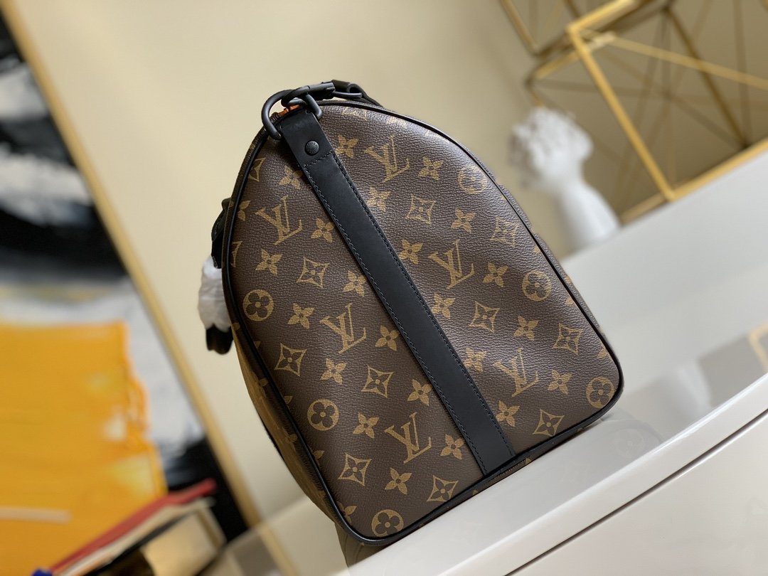Top Quality Keepall Bandouliere 45 Monogram Canvas For Men, Mens Bags, Travel Bags 17.7in/45cm Top Quality