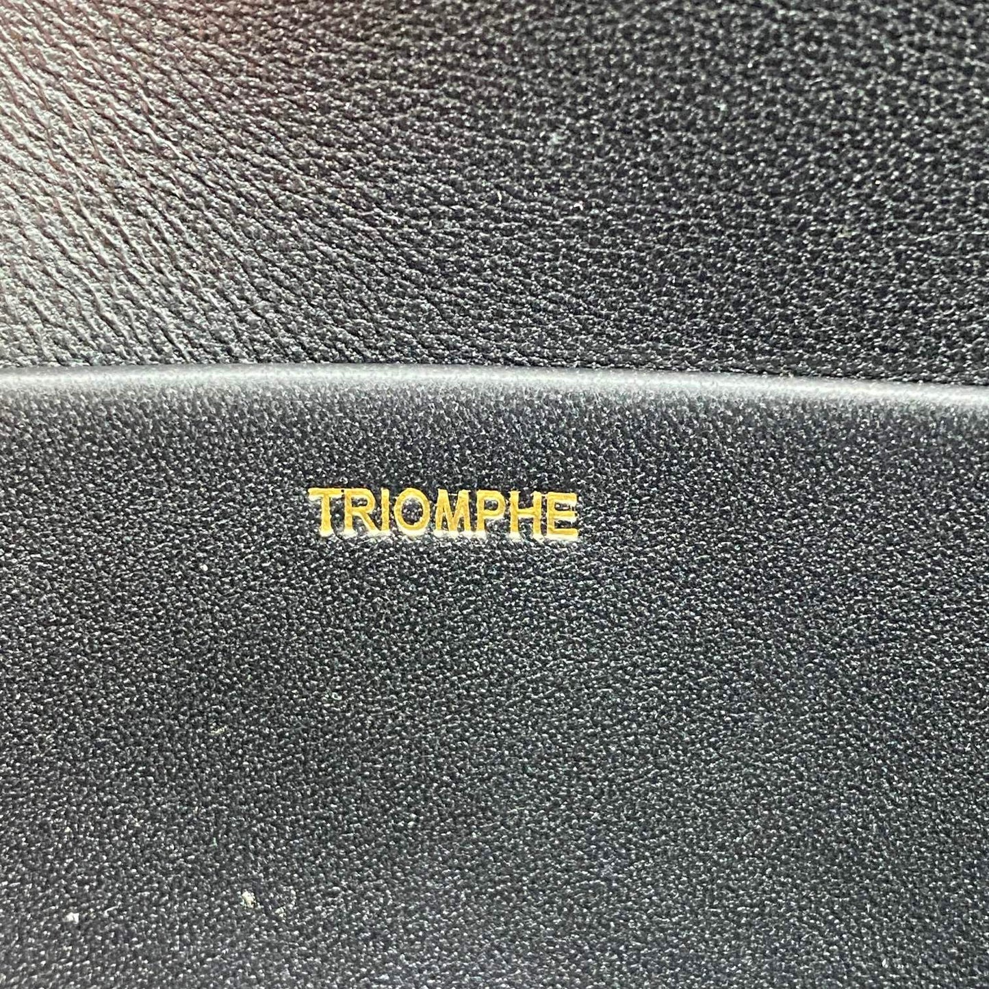 Top Quality Triomphe Shoulder Bag Black For Women 8in/20cmÂ 