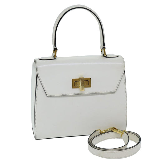 Luxury CELINE Hand Bag Leather 2way Whe  73590