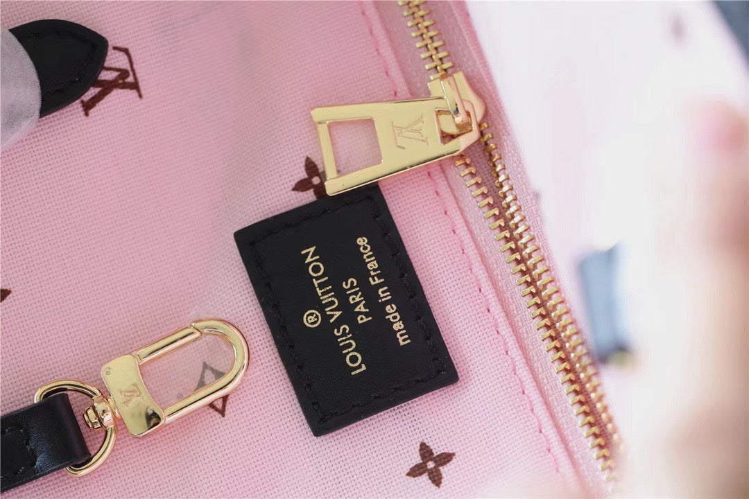 Top Quality OnTheGo MM Monogram Canvas Black For Women,  Shoulder And Crossbody Bags 13.8in/35cm Top Quality M46154