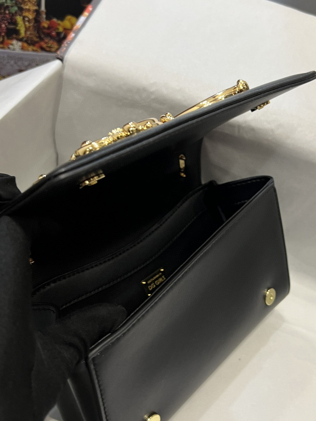 Top Quality Nappa Top Quality Girls Shoulder Bag Black For Women 8.3in/21cm Top Quality  Top Quality6498AZ80180999