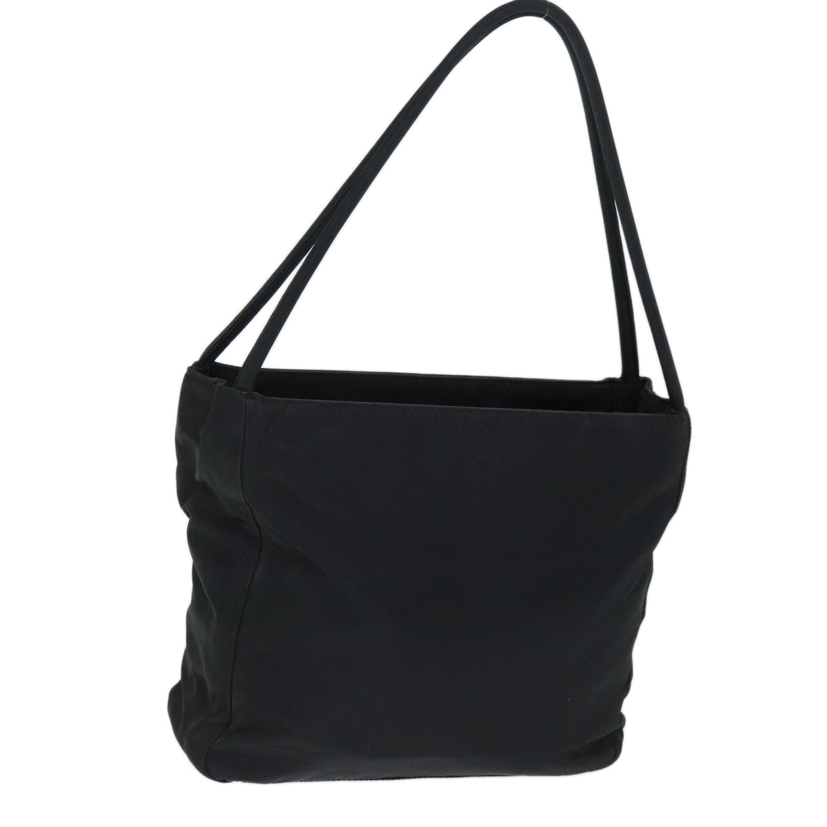 PRADA Hand Bag Nylon Black Auth 73878