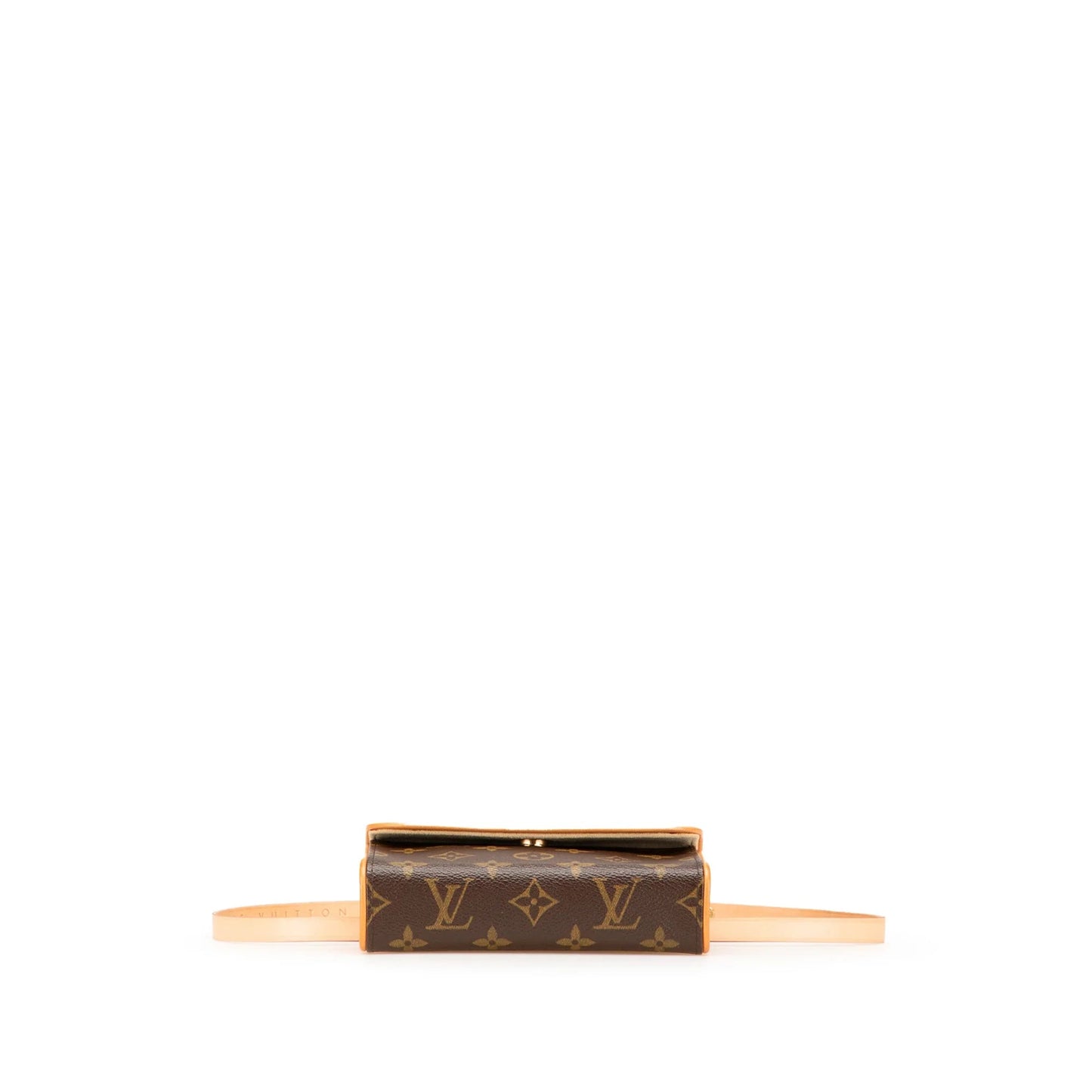 Brown Louis Vuitton Monogram Pochette Florentine Belt Bag