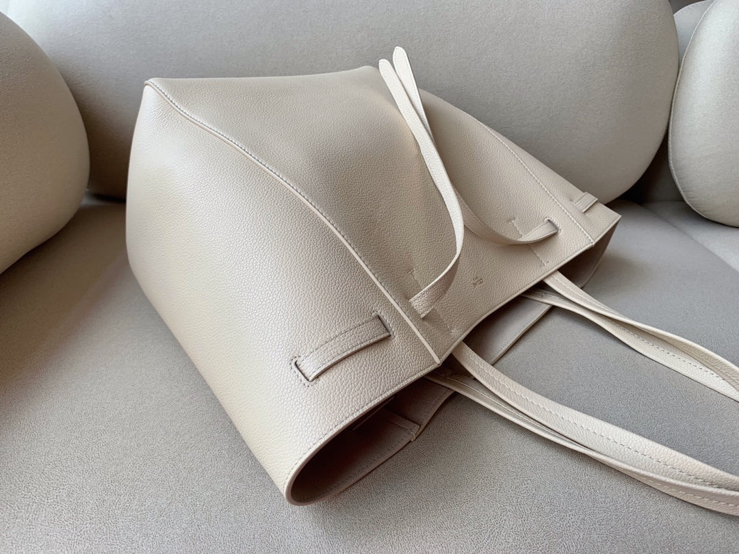 Top Quality Small Cabas Phantom In Soft Grained Beige For Women 12in/31cm 