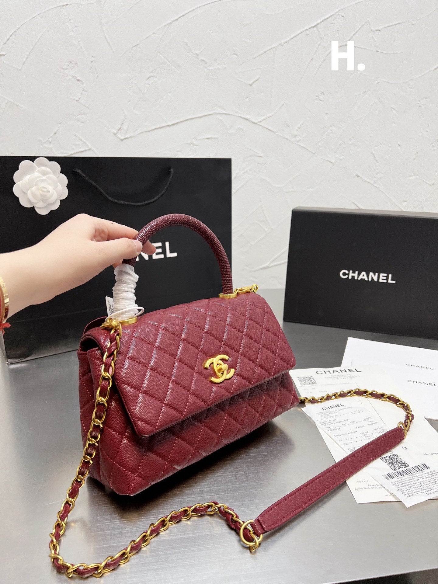 EN - New 1:1 rep  Top Quality CHL Bag 306