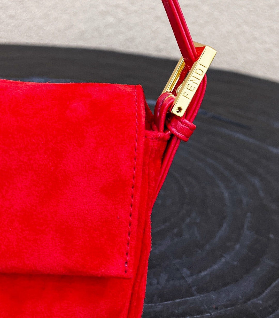 Top QualityTop Quality Baguette Red Bag For Woman 25cm/9.5in