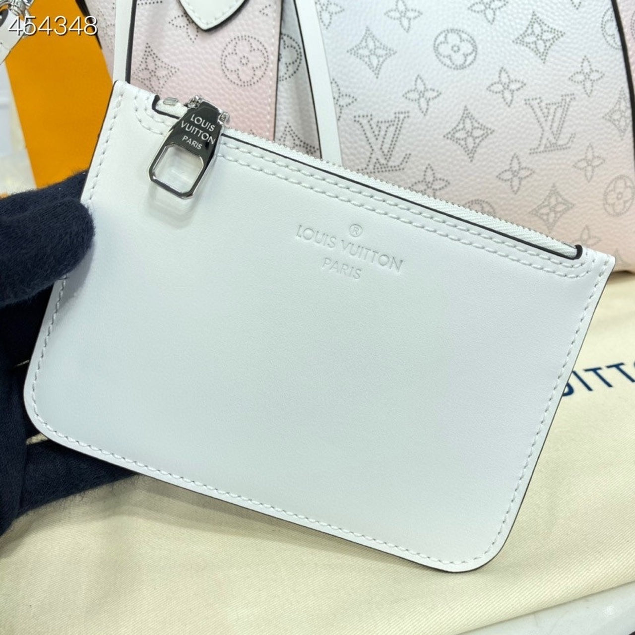 Top Quality Hina PM Bag 22cm Mahina Calfskin Leather Spring/Summer Collection M57858 GraTop Qualityent Pink