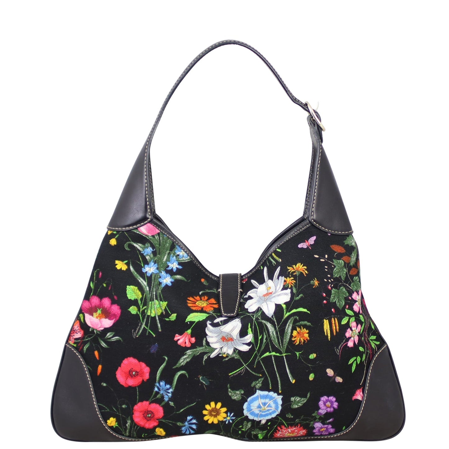 Gucci Jackie Flora O Bouvier Hobo