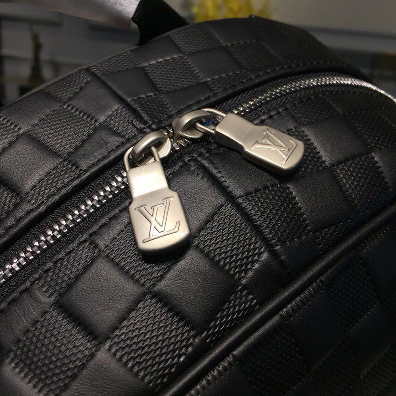 Top Quality Campus Backpack Damier Infini Onyx SiTop Qualityer For Men, Bags 39cm Top Quality N40306