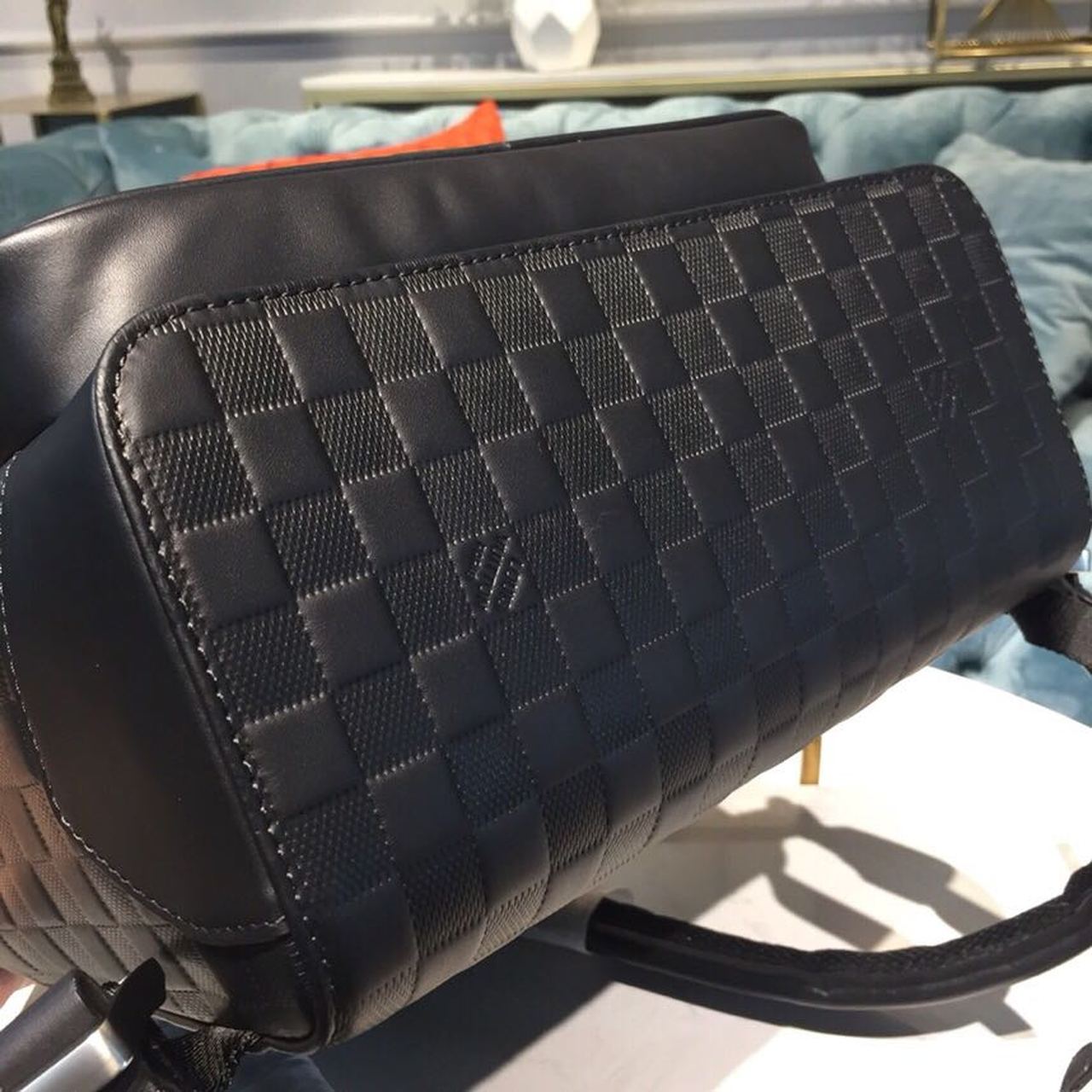 Top Quality Campus Backpack Damier Infini Onyx SiTop Qualityer For Men, Bags 39cm Top Quality N40306