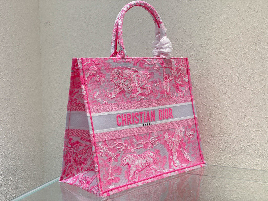 Top Quality Large Book Tote Pink, For Women, Womens Handbags 16.5in/42cm CD M1265ZRVJ_M956