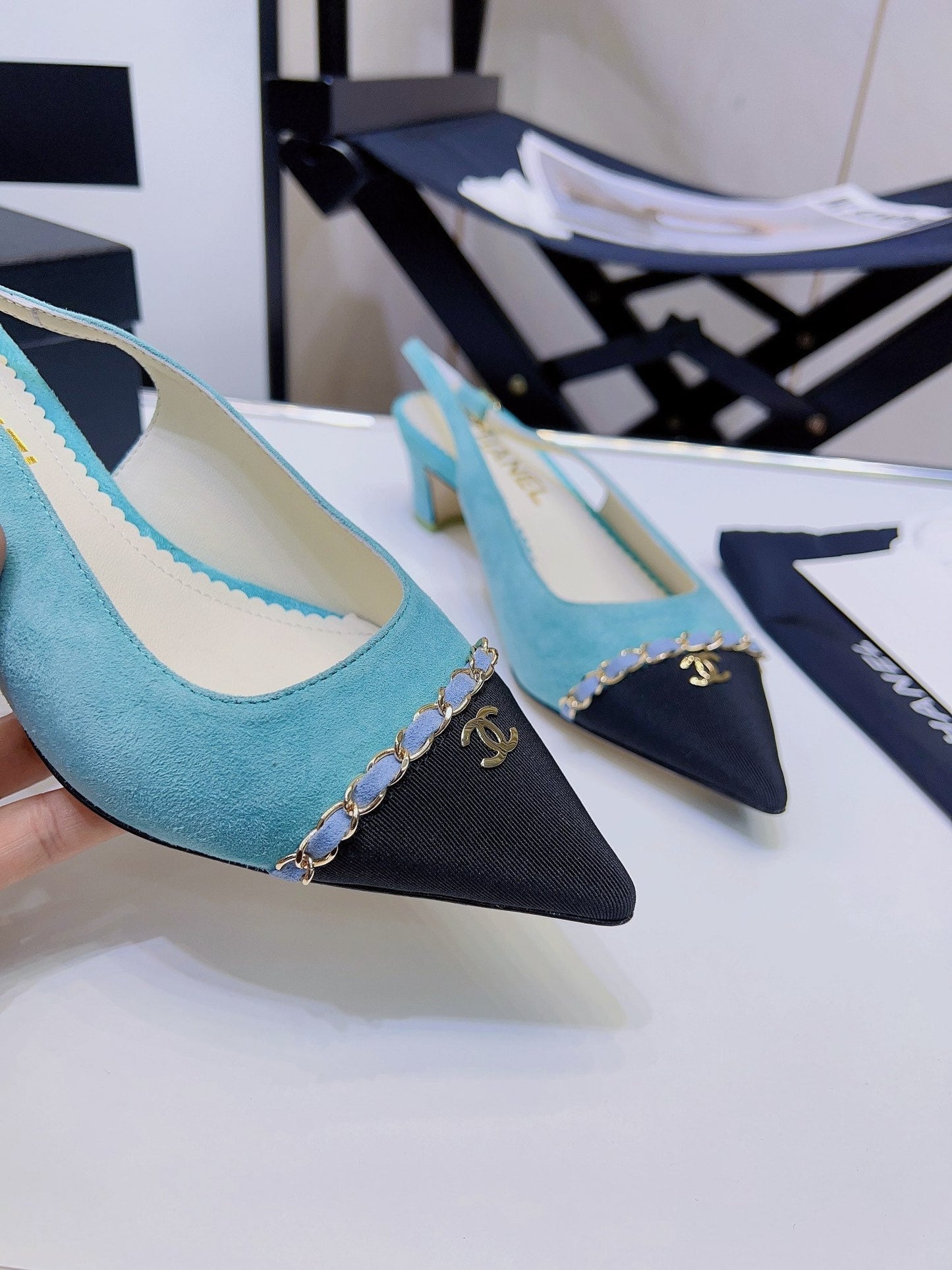 New 1:1 rep CHL High Heel Shoes 020