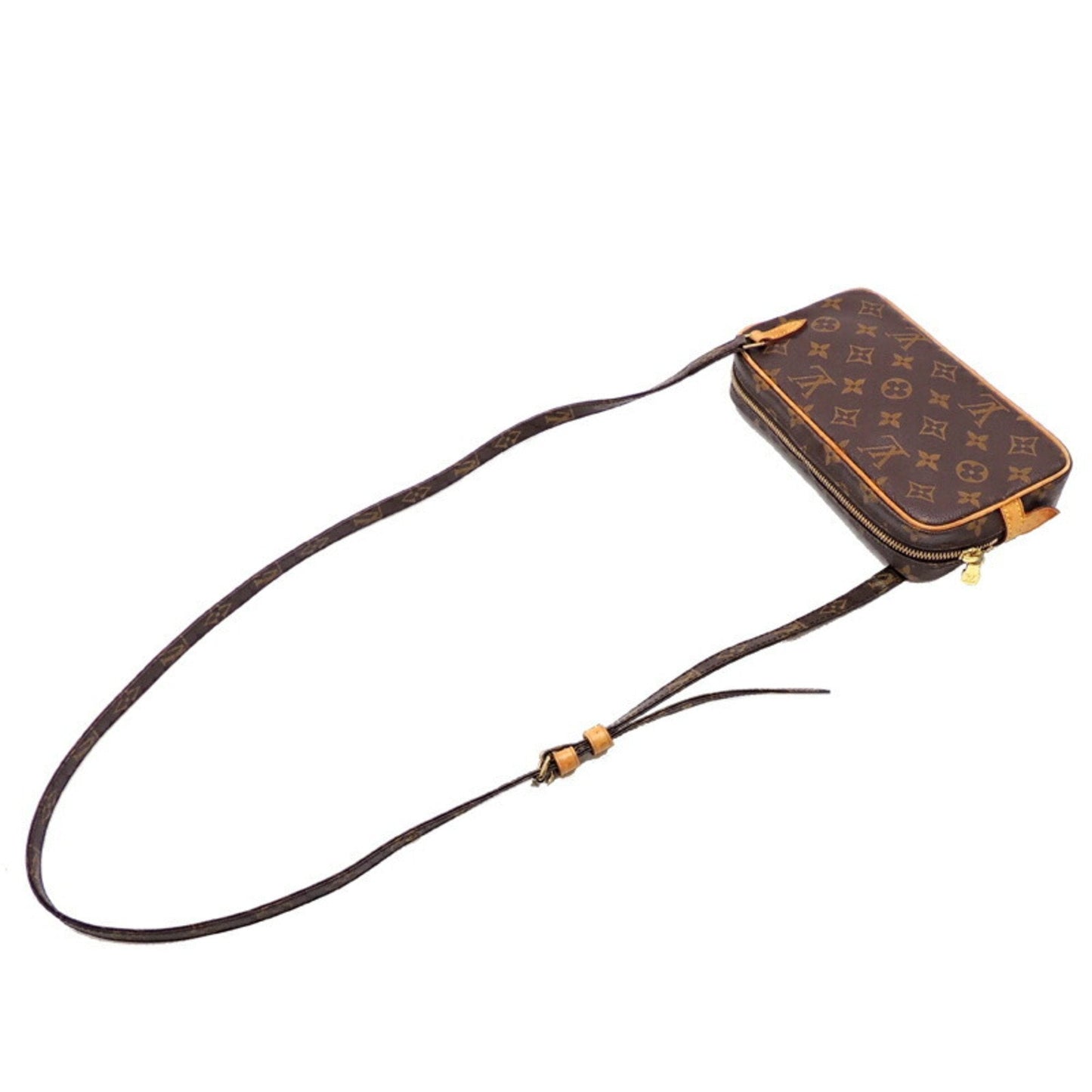 Louis Vuitton Brown Canvas Marly shoulder bag