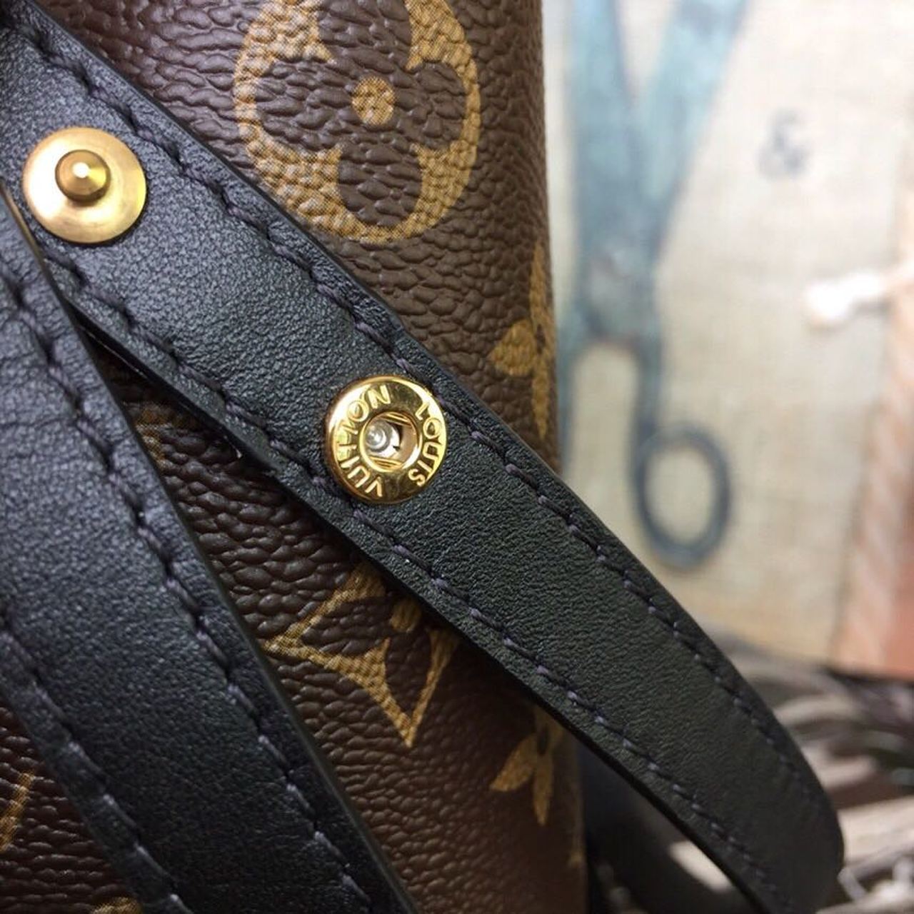 Top Quality NeoNoe MM Bucket Bag Monogram Canvas Black For Women, Womens Handbags, Shoulder And Crossbody Bags 10.2in/26cm Top Quality M44020