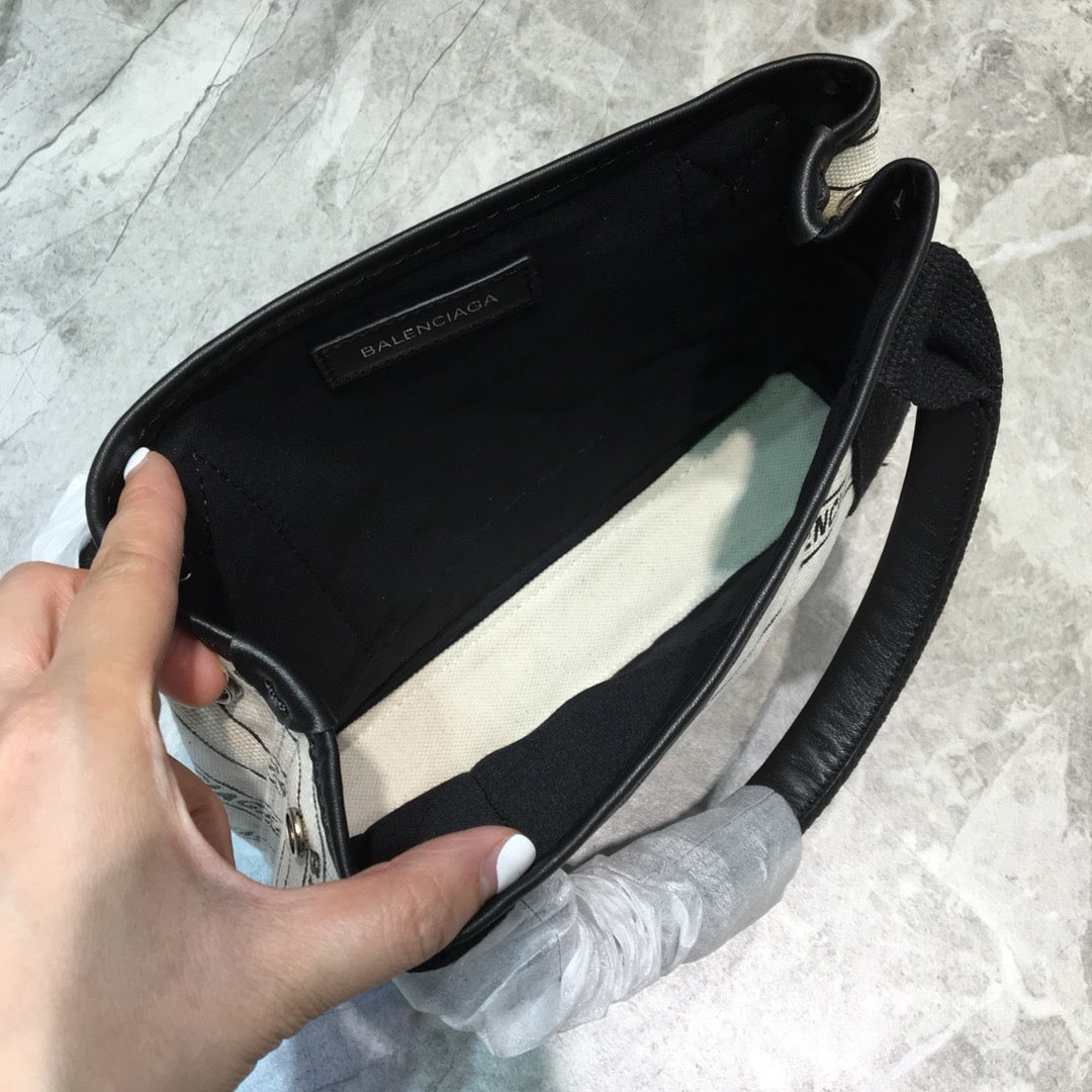 Top Quality Navy XS Tote Bag In White, For Women,  Bags 12.6in/32cm
