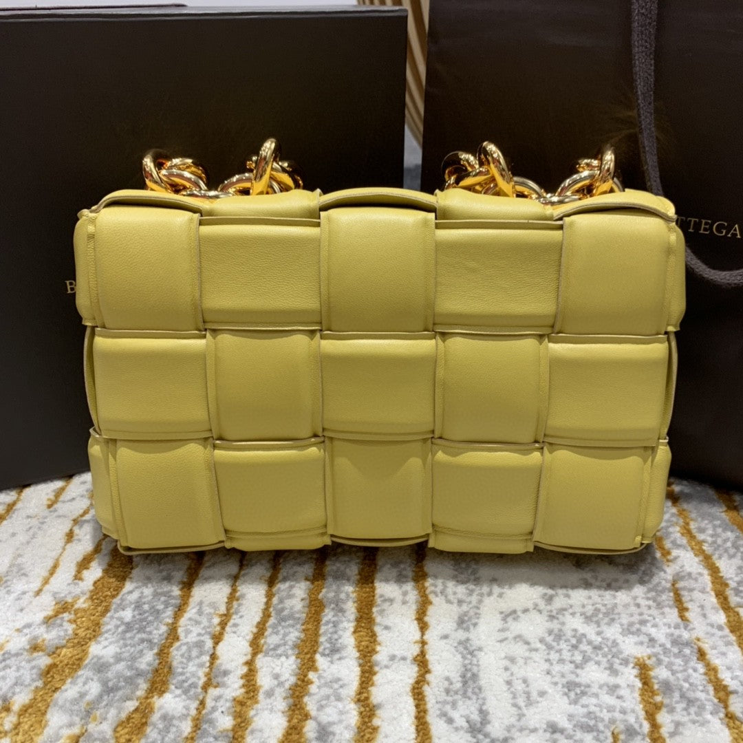 Top Quality Chain Cassette Bag For Women 10.2in/26cm In Yellow