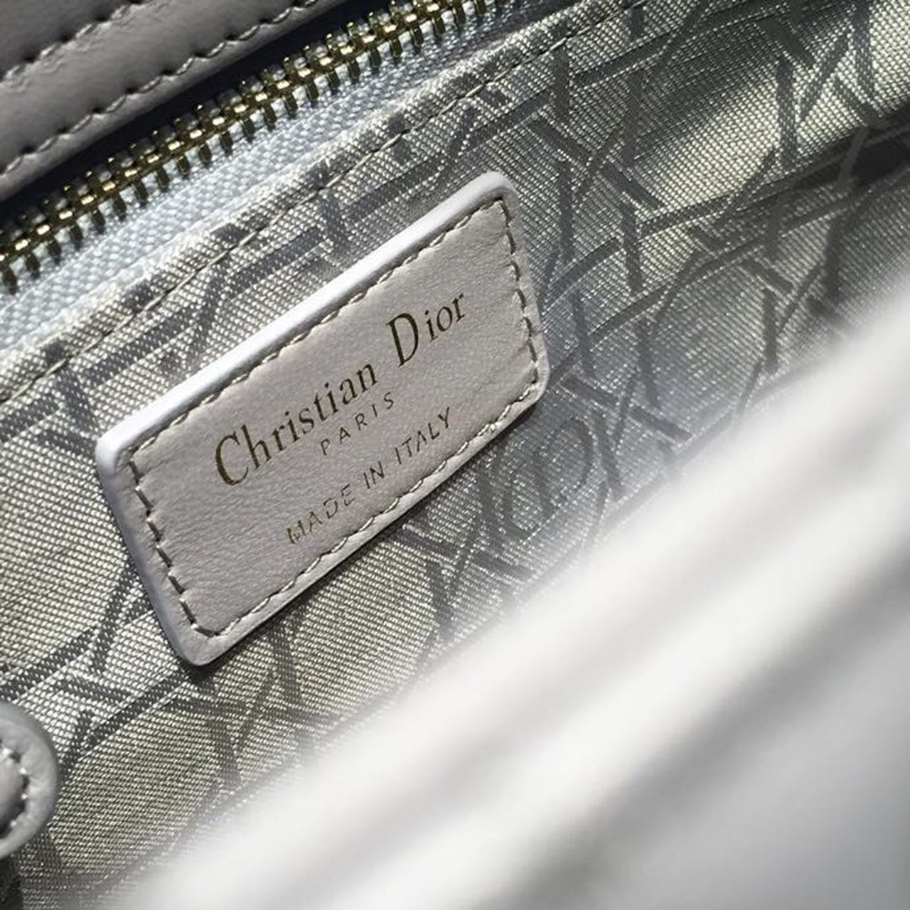 Top Quality Small Lady My ABCBag Steel Gray Cannage  For Women 20cm/8in CD M0538OCAL_M34G