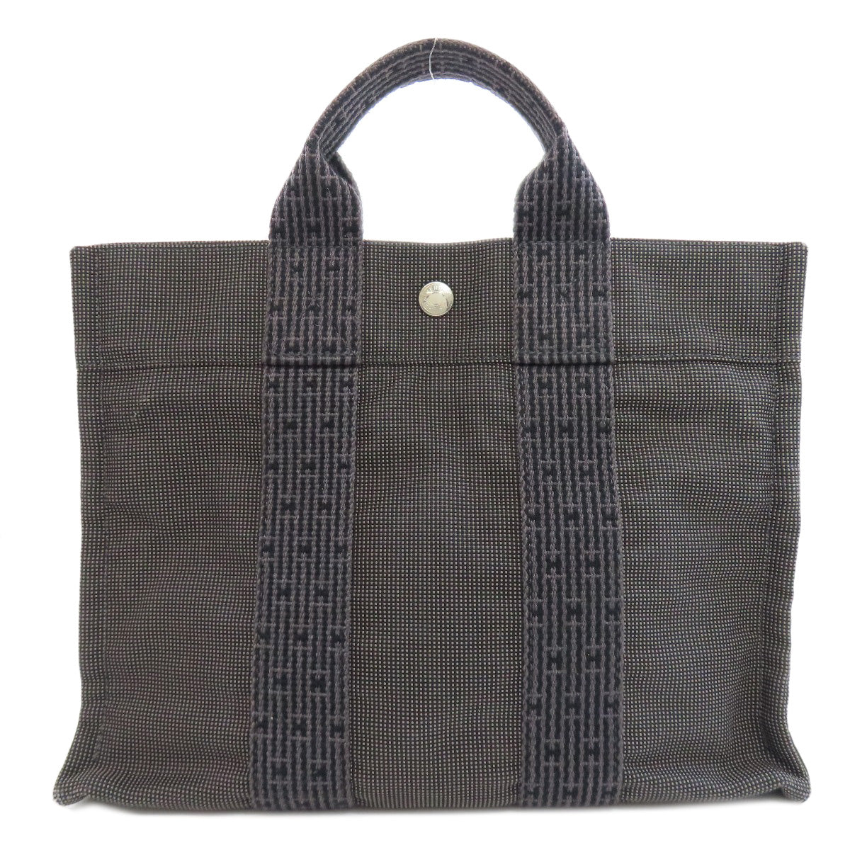 HERMES Tote Bag canvas black Her Line Tote PM Women  d