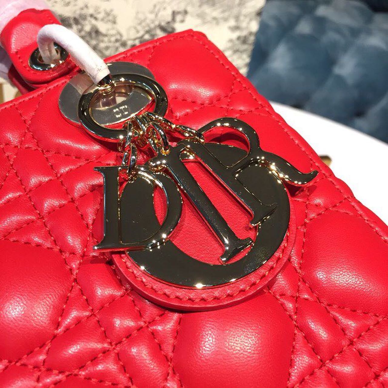 Top Quality Small Lady My ABCBag Dusty Red Cannage For Women 20cm/8in CD