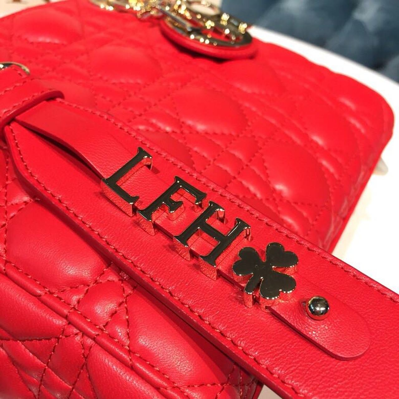 Top Quality Small Lady My ABCBag Dusty Red Cannage For Women 20cm/8in CD