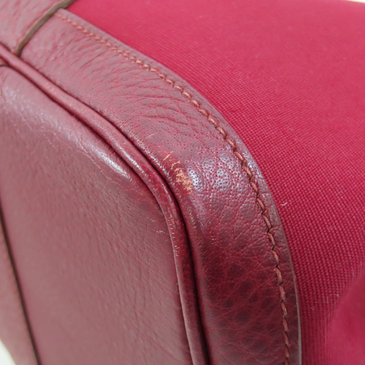 HERMES Tote Bag Towar Officche Red Garden party PM Women  d