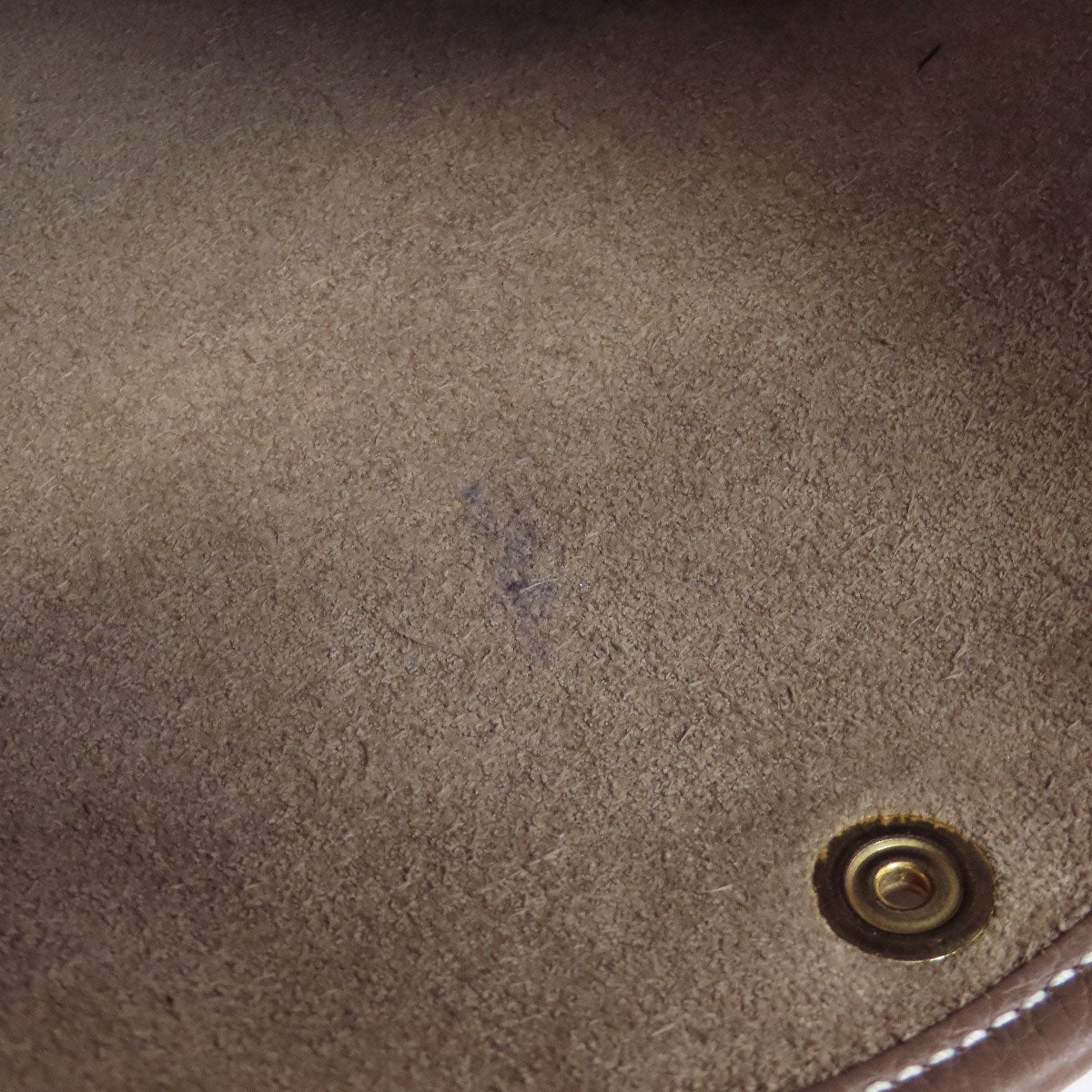 HERMES Shoulder Bag Taurillon Clemence beige Evelyn 3 PM Etoupe Gold Metal Women  d