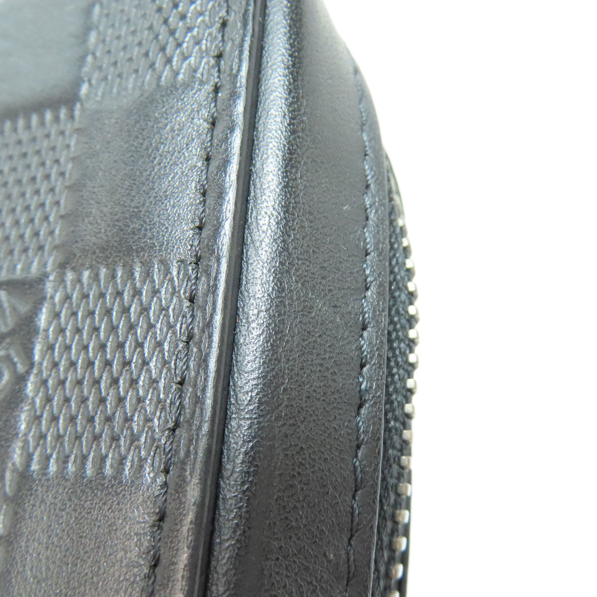 LOUIS VUITTON business bag N61254 Damier Anfini black Zippy XL mens  d