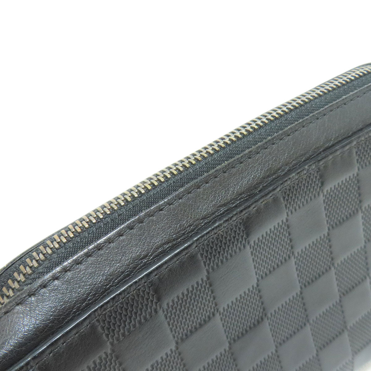 LOUIS VUITTON business bag N61254 Damier Anfini black Zippy XL mens  d