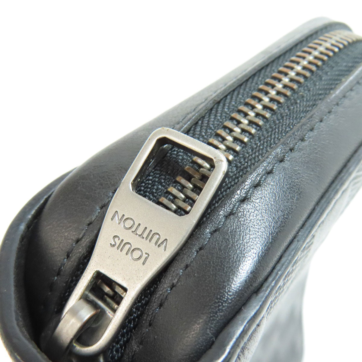 LOUIS VUITTON business bag N61254 Damier Anfini black Zippy XL mens  d