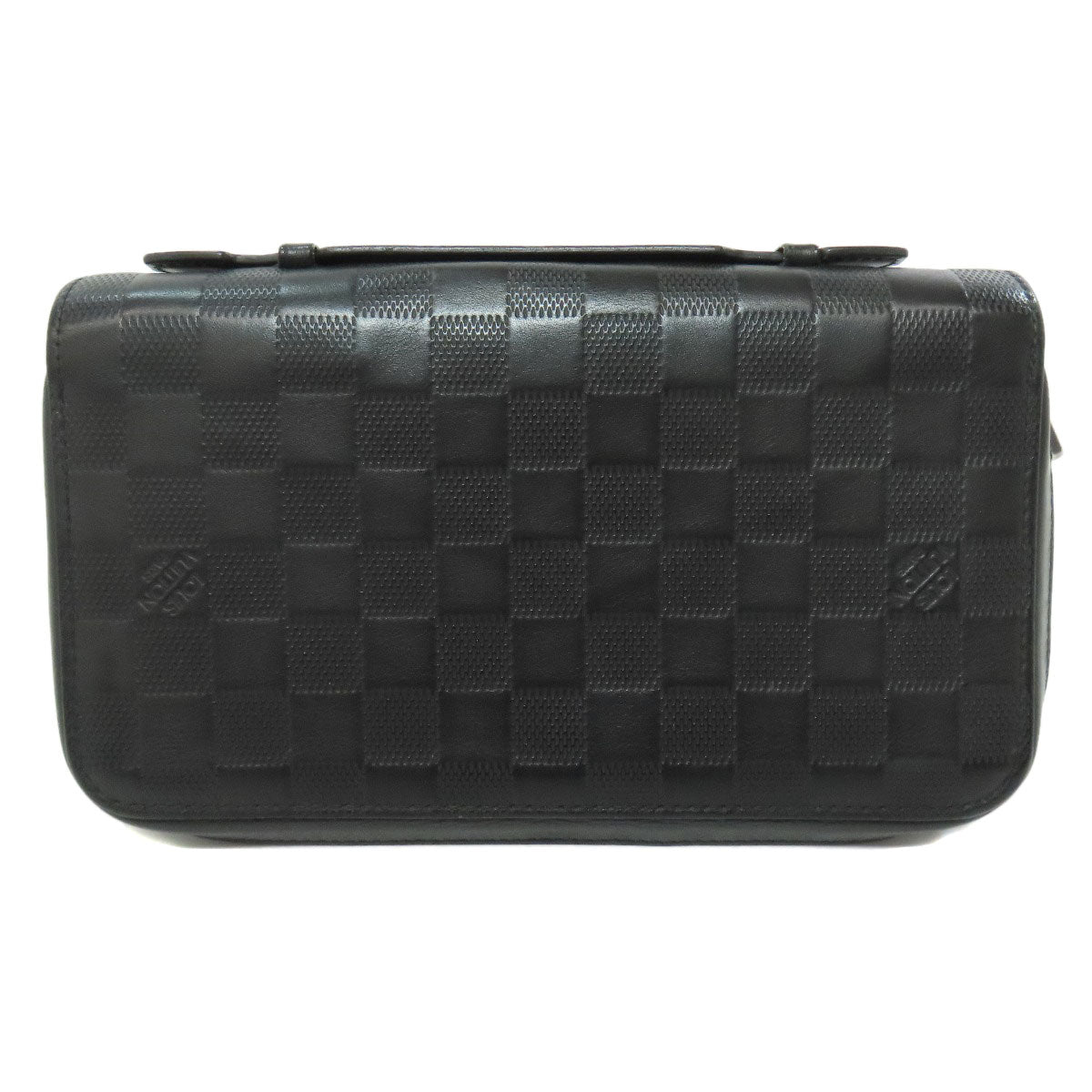 LOUIS VUITTON business bag N61254 Damier Anfini black Zippy XL mens  d