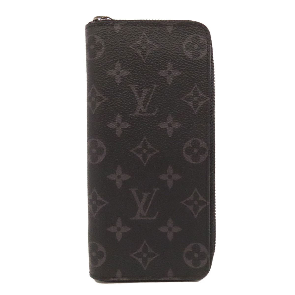 LOUIS VUITTON Long Wallet Purse M62295 Monogram Eclipse black Zippy wallet ã» Vertical