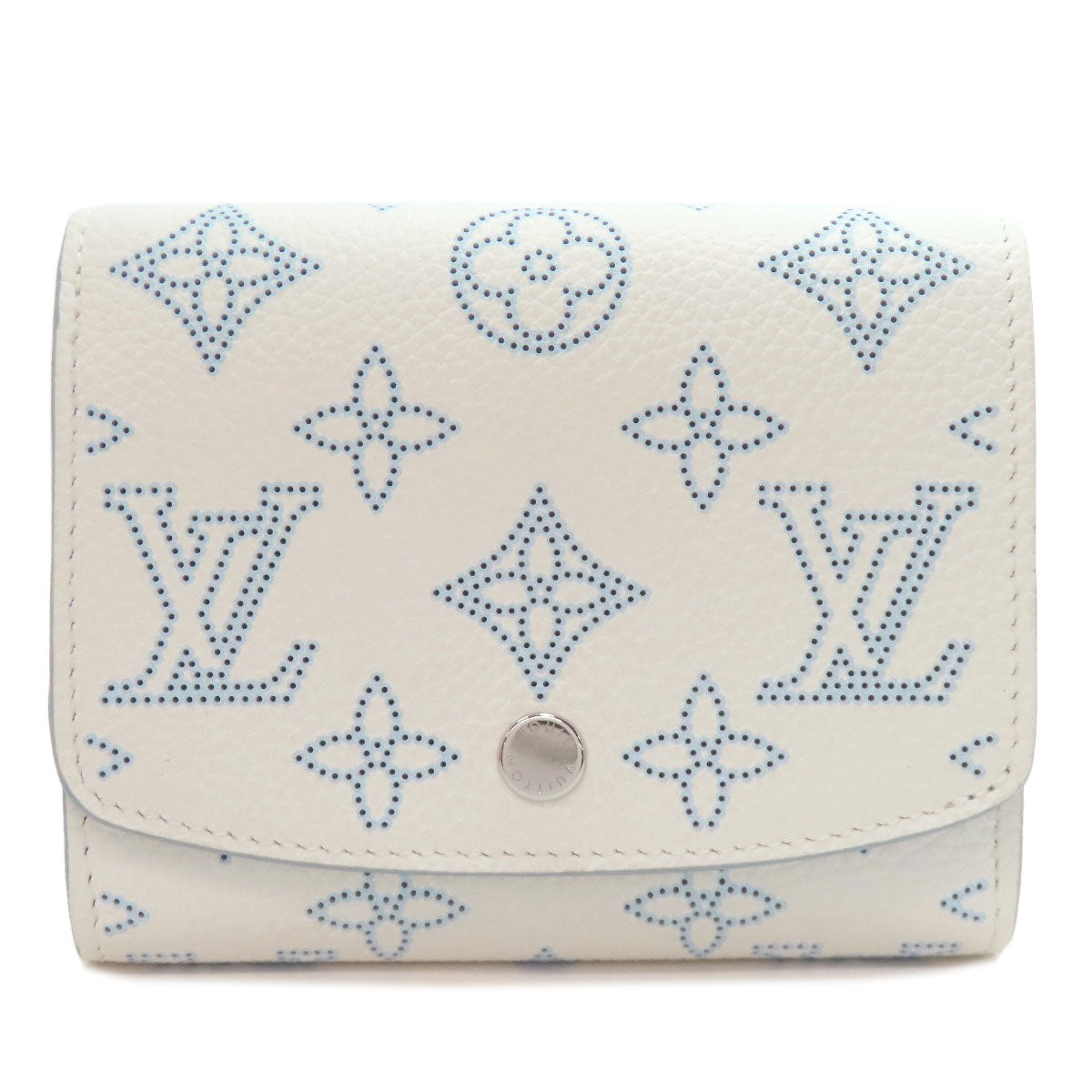 LOUIS VUITTON Bifold Wallet M11802 Mahina leather white Portefeuille Iris Compact Japan Limited Women  d