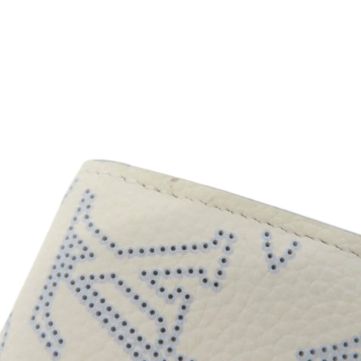 LOUIS VUITTON Bifold Wallet M11802 Mahina leather white Portefeuille Iris Compact Japan Limited Women  d