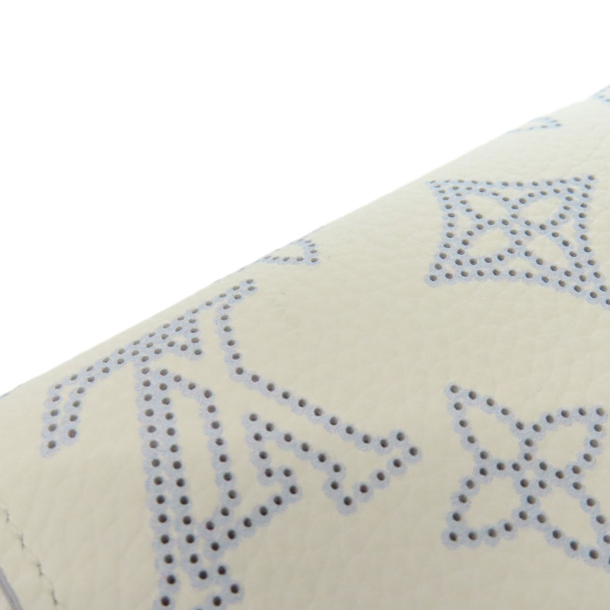 LOUIS VUITTON Bifold Wallet M11802 Mahina leather white Portefeuille Iris Compact Japan Limited Women  d