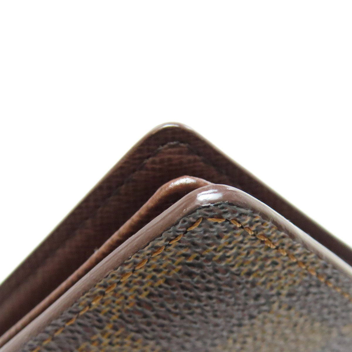 LOUIS VUITTON Bifold Wallet N60011 Damier canvas Brown Portefeuille Florin Women  d