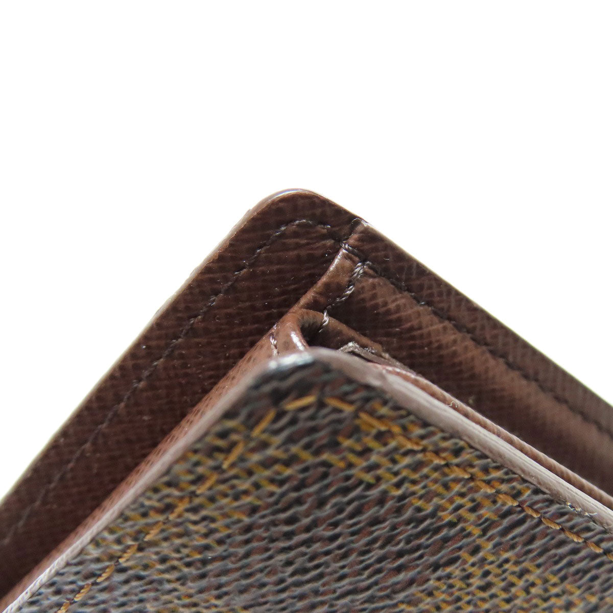 LOUIS VUITTON Bifold Wallet N60011 Damier canvas Brown Portefeuille Florin Women  d