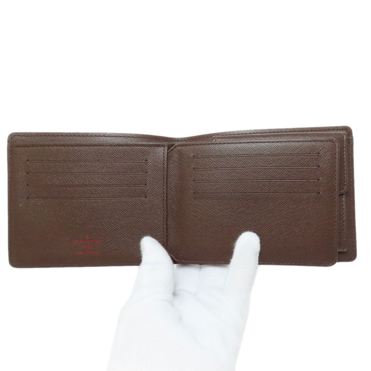 LOUIS VUITTON Bifold Wallet N60011 Damier canvas Brown Portefeuille Florin Women  d