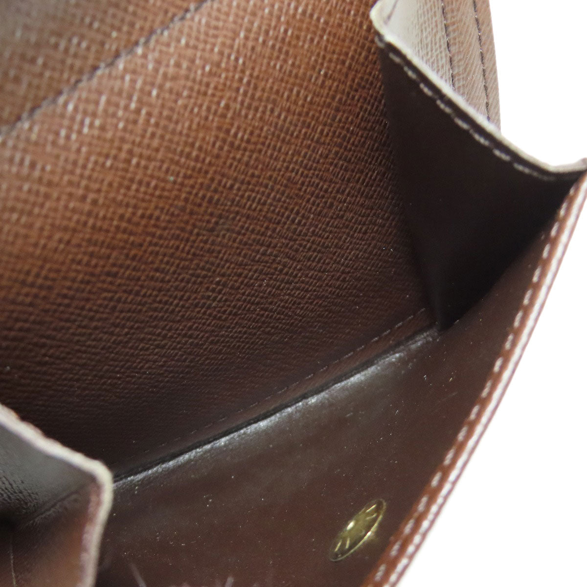 LOUIS VUITTON Bifold Wallet N60011 Damier canvas Brown Portefeuille Florin Women  d