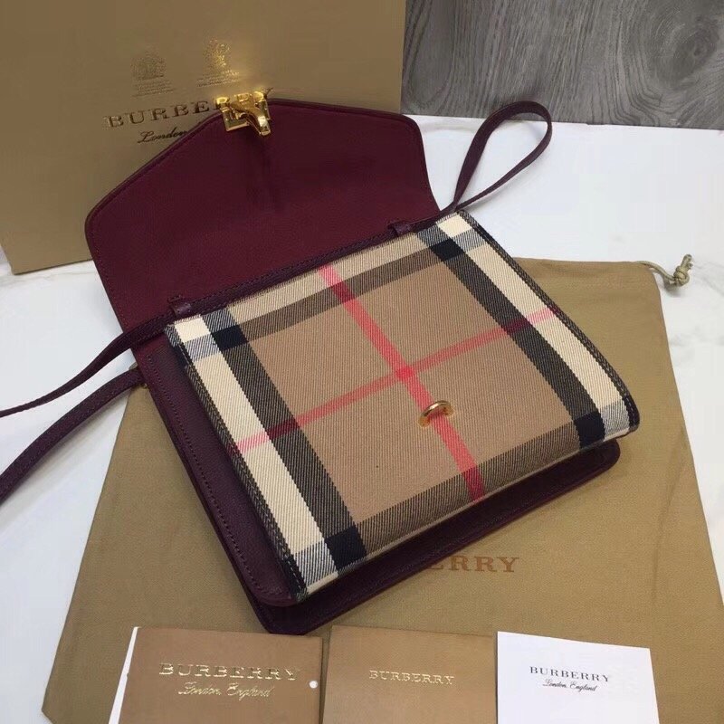 Top Quality Small  Check And Crossbody Bag Purple For Women, Bags 9in/24cm