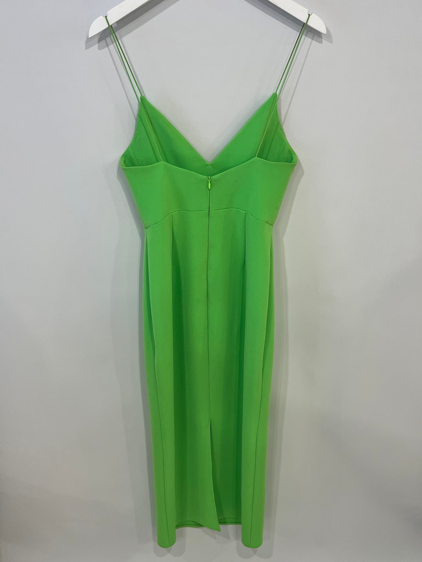 Alex Perry Neon Green Dress with Panel Detailing FR 38 (UK 10)