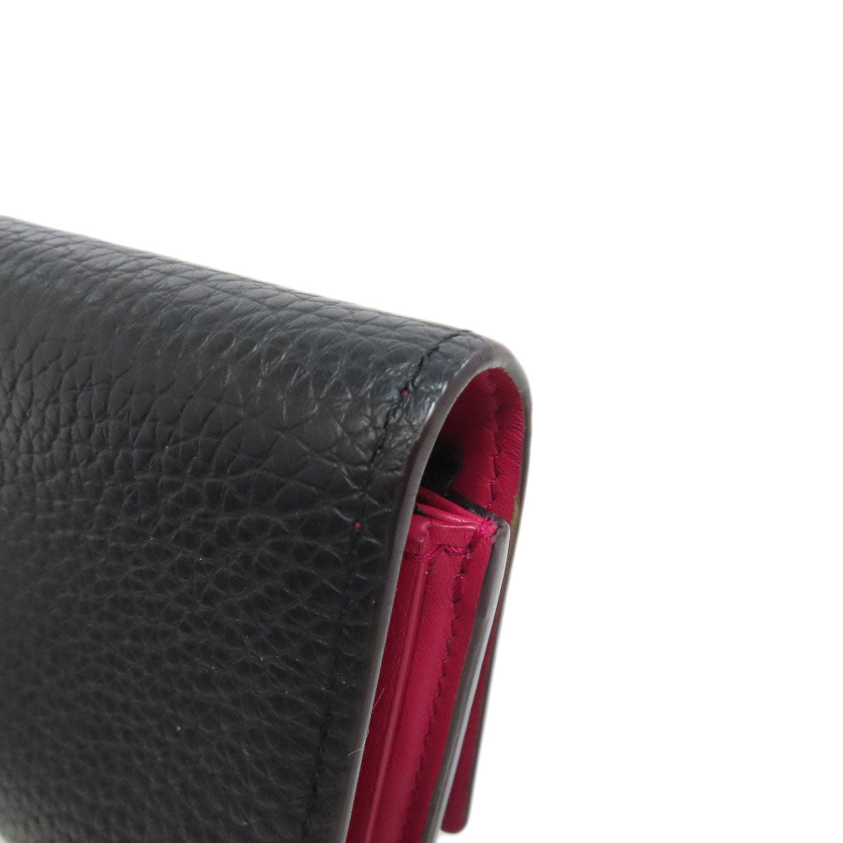 LOUIS VUITTON Bifold Wallet M62157 Taurillon Clemence black Portefeuille Compact Women  d