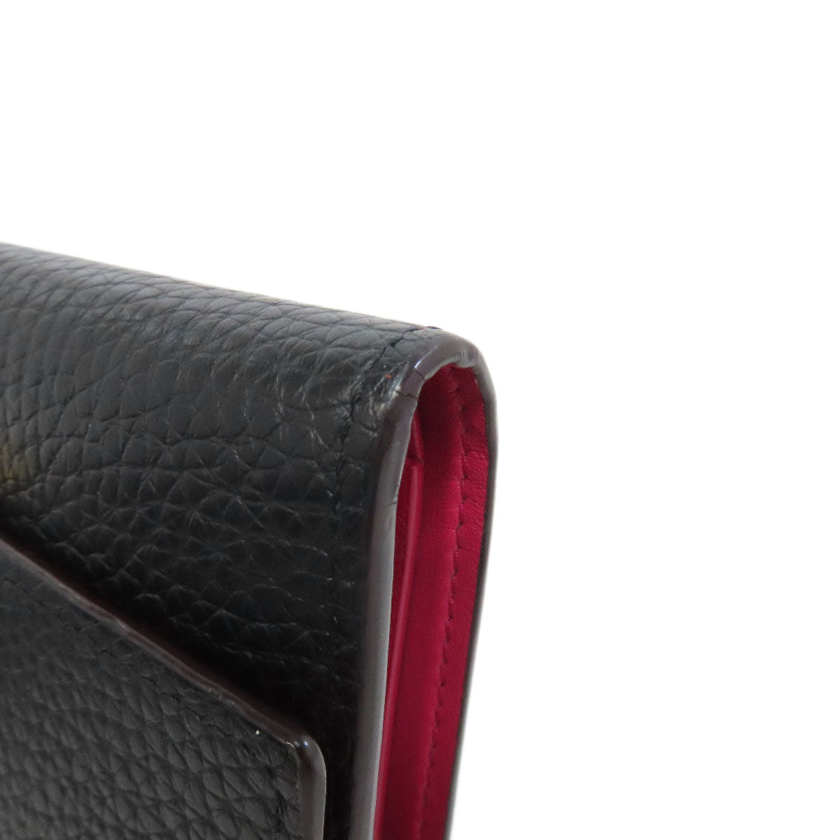 LOUIS VUITTON Bifold Wallet M62157 Taurillon Clemence black Portefeuille Compact Women  d