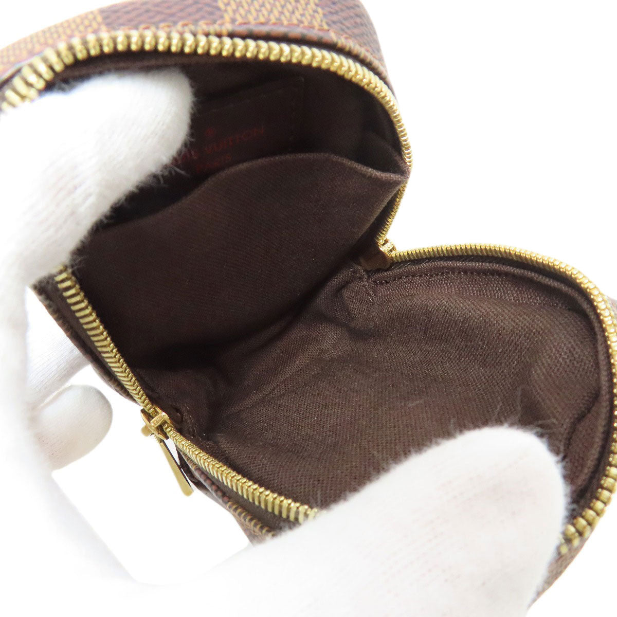 LOUIS VUITTON Accessory pouch N61738 Damier canvas Brown Etui Okapi PM Women  d