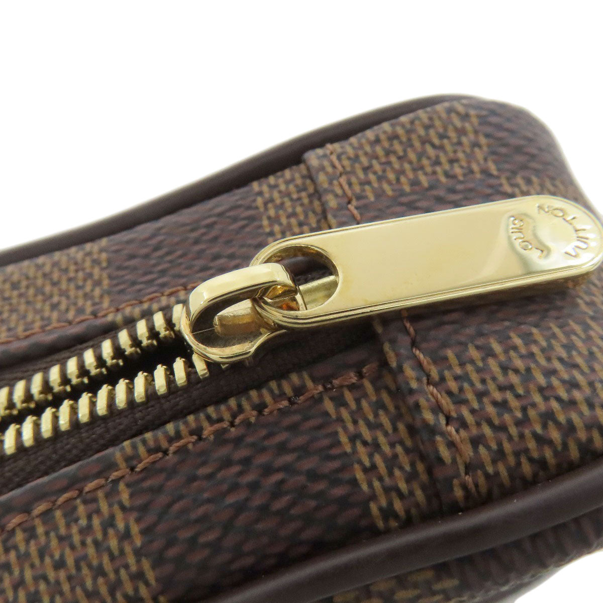 LOUIS VUITTON Accessory pouch N61738 Damier canvas Brown Etui Okapi PM Women  d