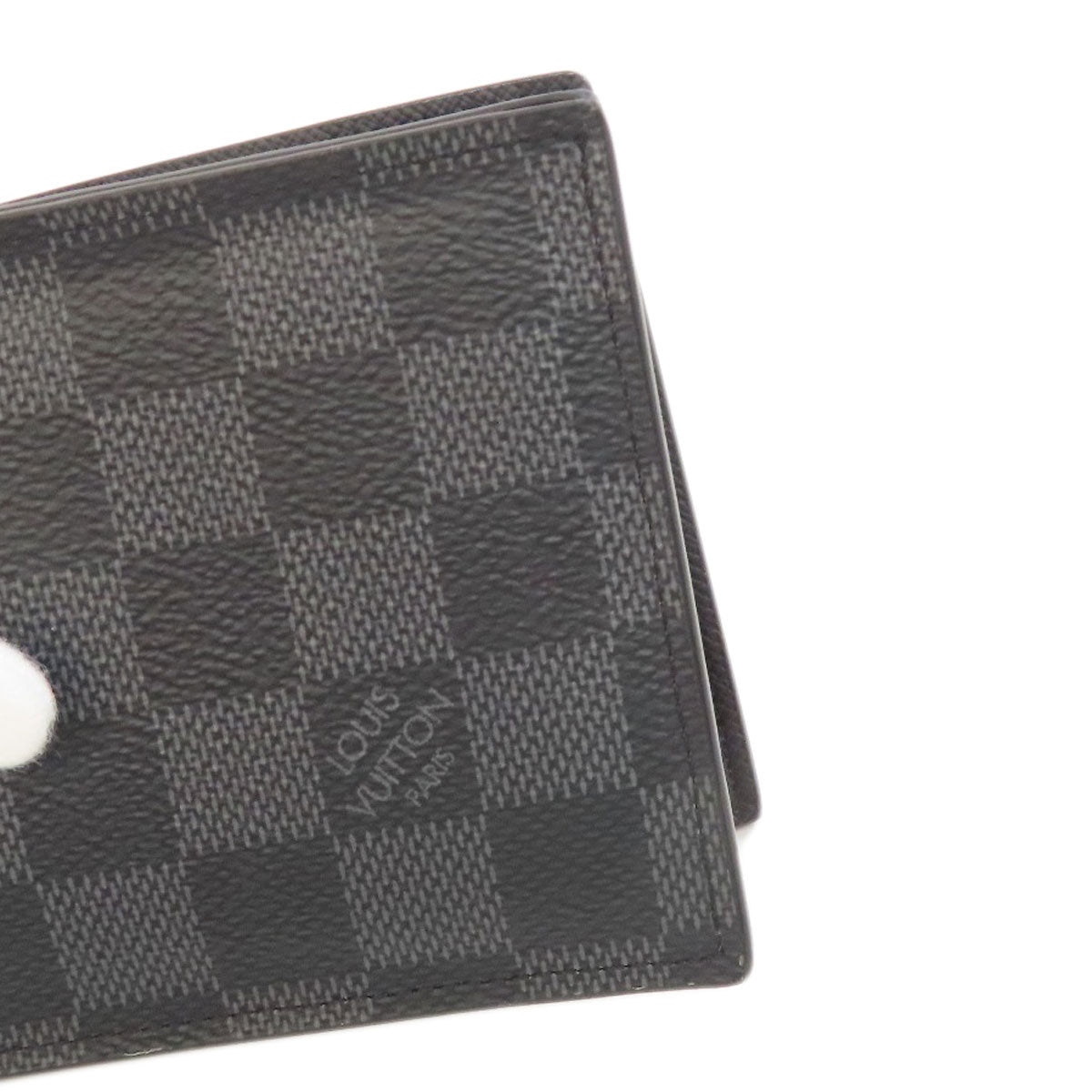 LOUIS VUITTON Bifold Wallet N60053 Damier canvas gray Portefeuille Amerigo NM mens  d