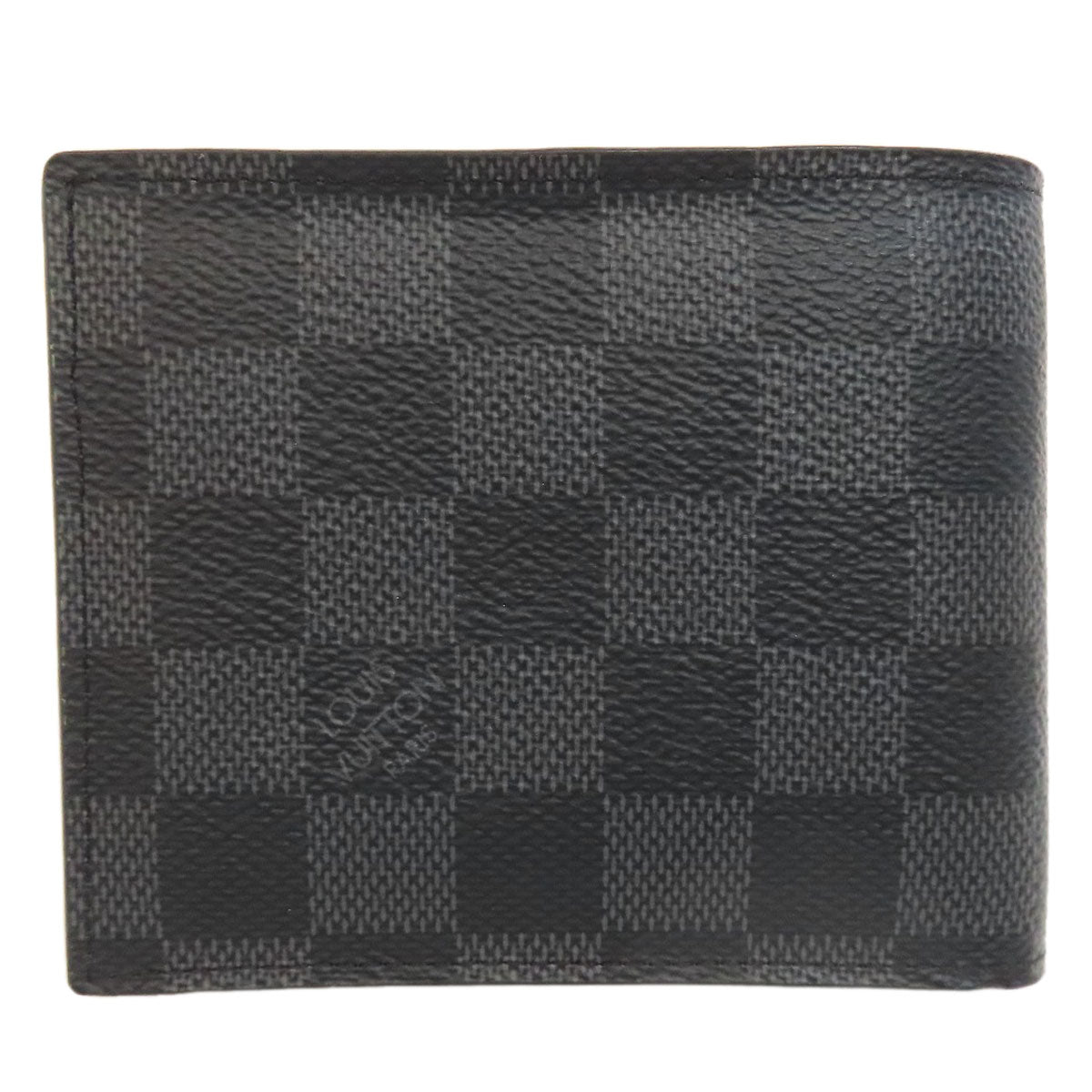 LOUIS VUITTON Bifold Wallet N60053 Damier canvas gray Portefeuille Amerigo NM mens  d