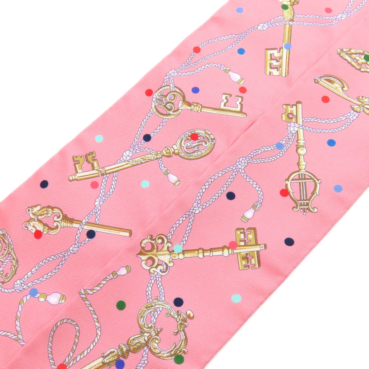 HERMES scarf silk pink Twilly Women  d